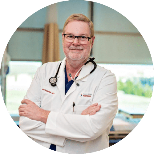 Picture of Robert Handley MD in Medical white coat with stethoscope